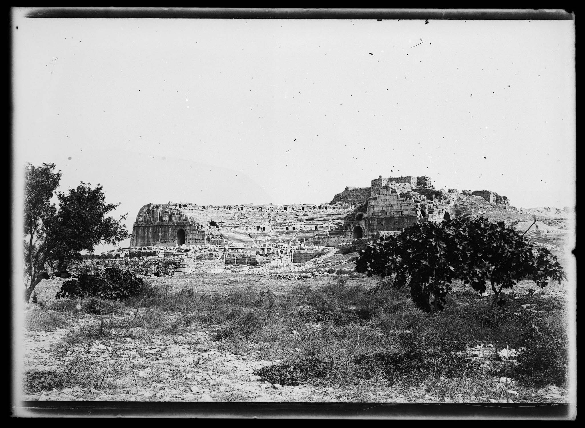 Vue du théâtre antique